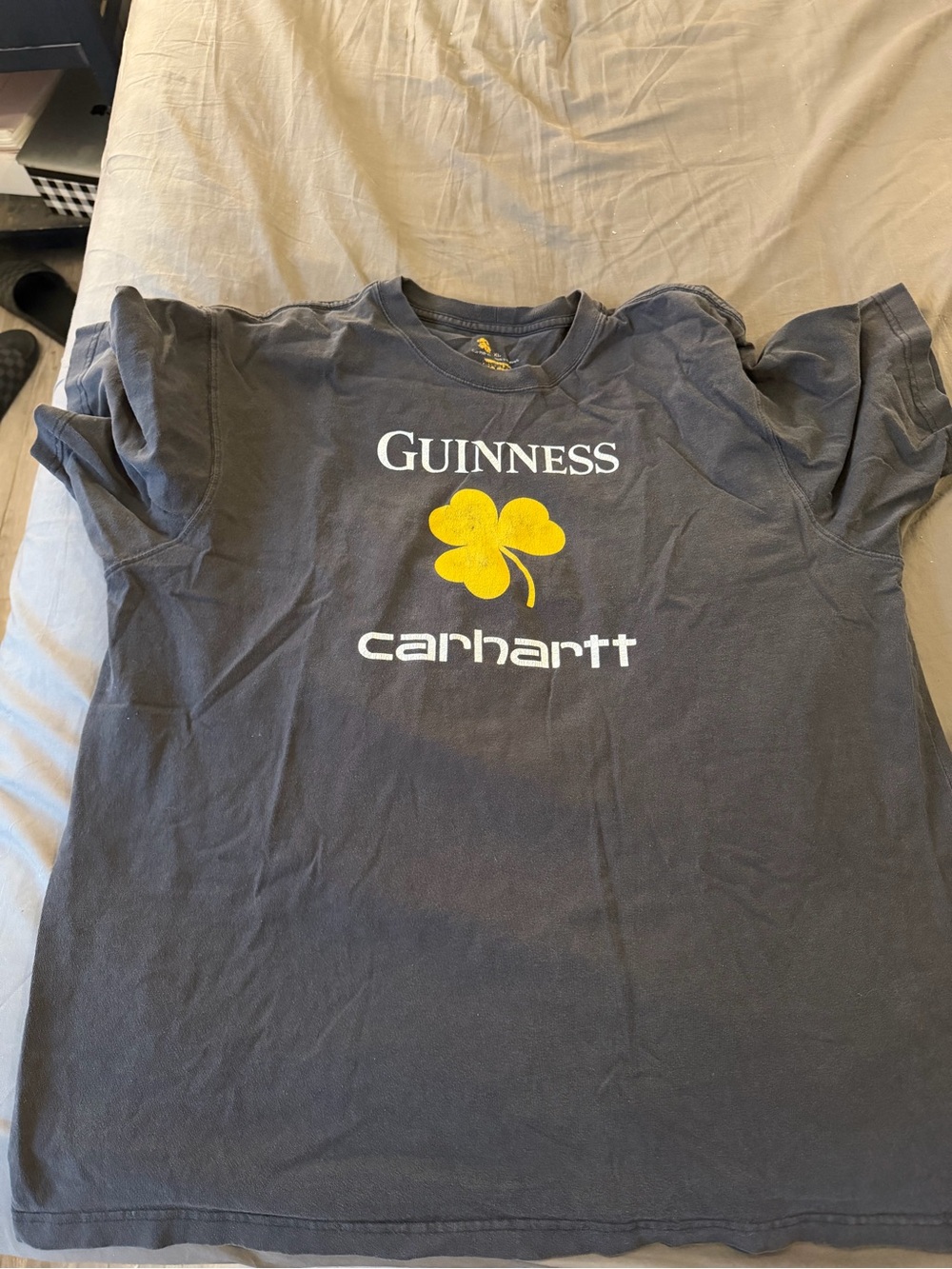 Carhartt Navy Blue Guinness Shamrock Graphic Tee